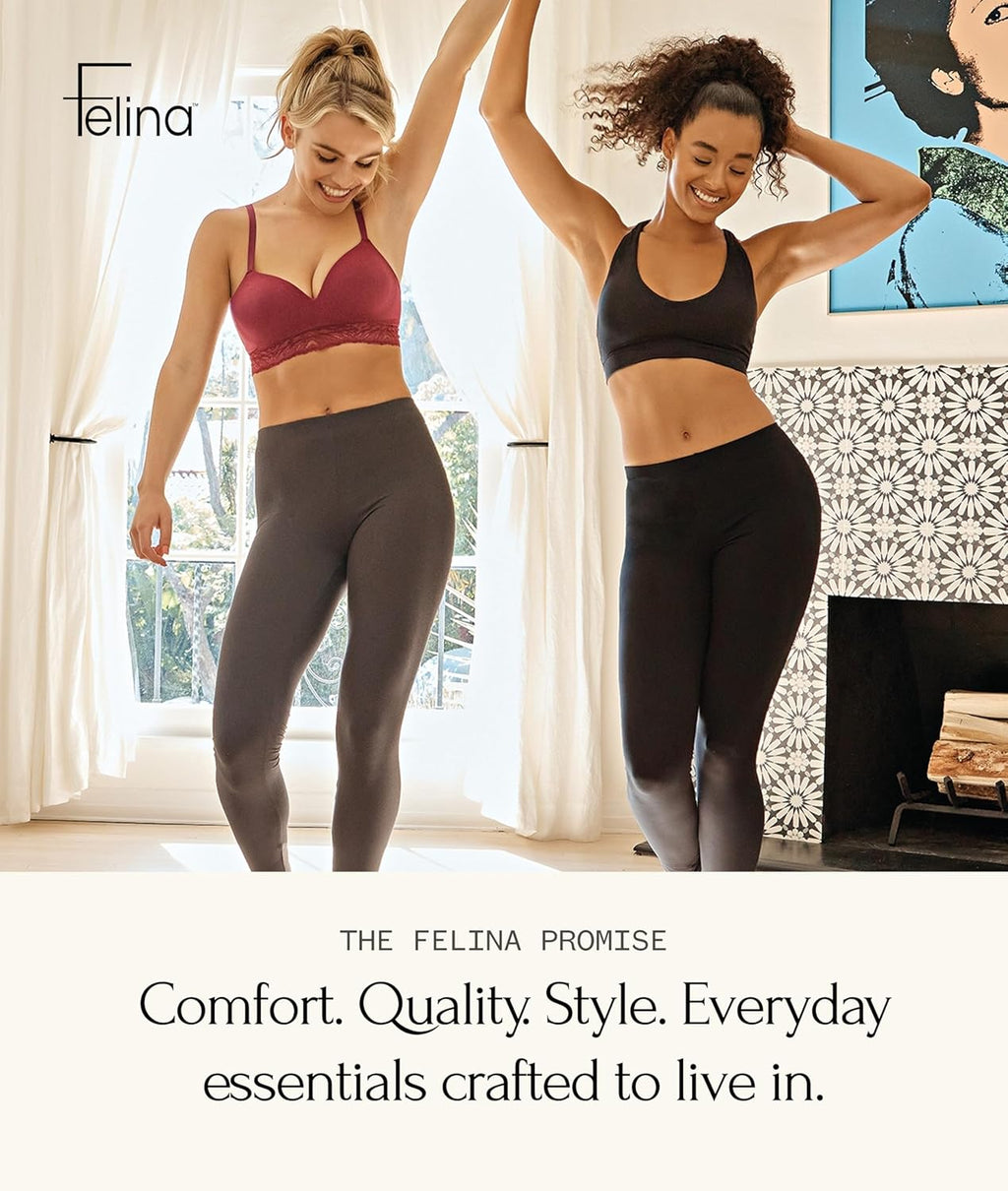 | Velvety Soft Lightweight Leggings | Moisture Wicking | Yoga | 2 Pack