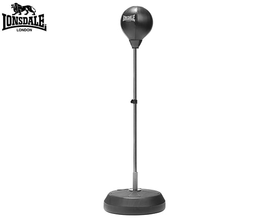 Home/Gym Workout Boxing Speed Reflex Training Punch Ball on Stand Black