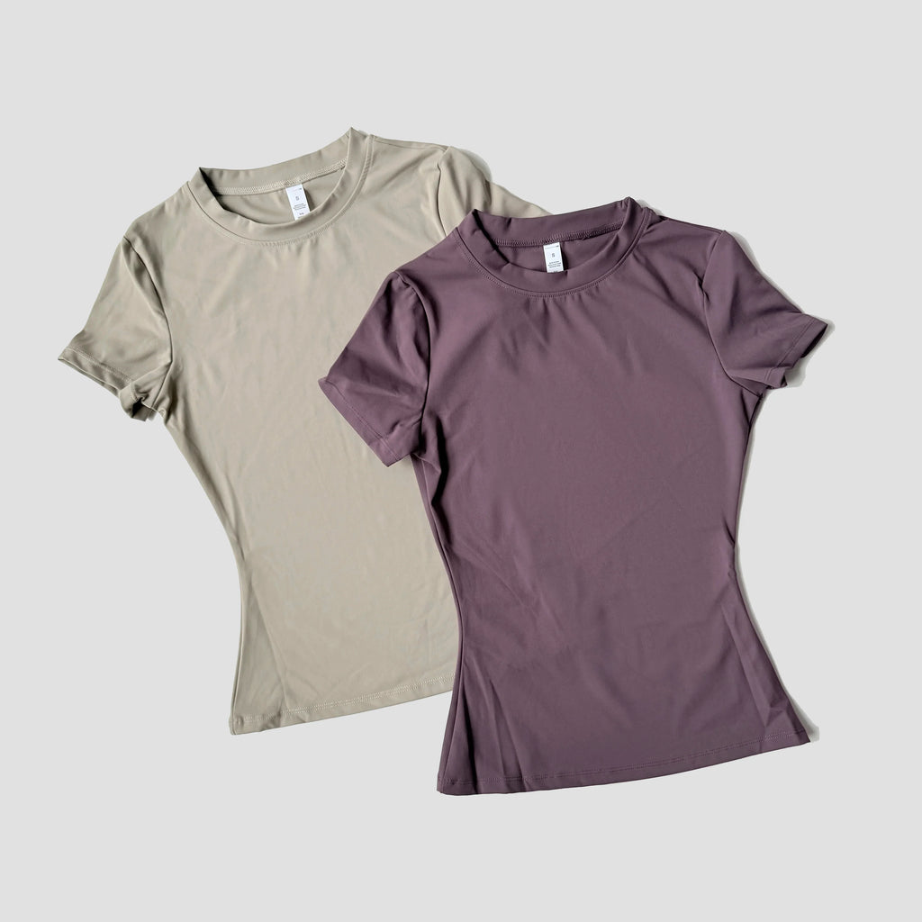 Women’s Seamless Short Sleeve Yoga Top – Fitness & Running Activewear