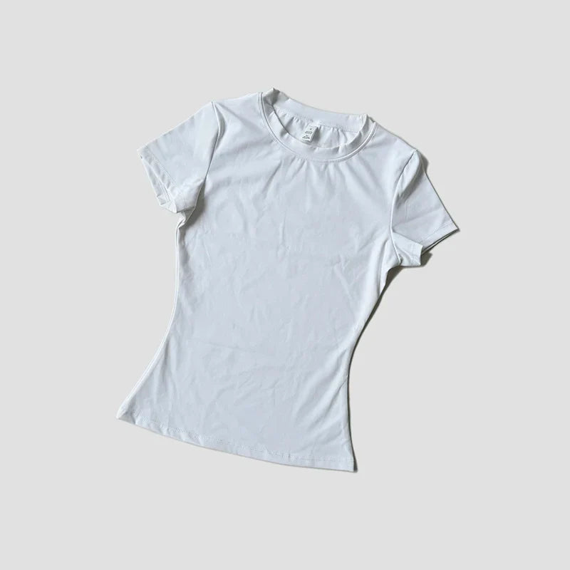 Women’s Seamless Short Sleeve Yoga Top – Fitness & Running Activewear