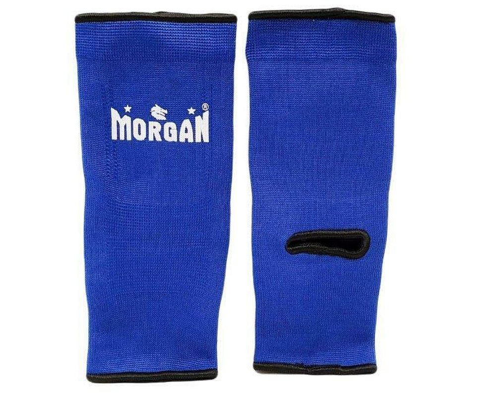 Morgan Ankle Protectors (Pair) Mma Muay Thai Kick Boxing Training - Black/Red Trim